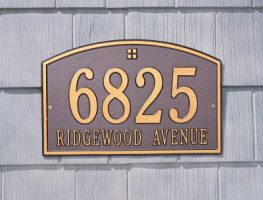 Cape Charles Address Plaque 15" x 9.5"