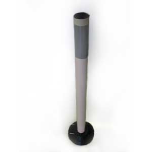 SAFE-HIT 36" WHITE w/SILVER WRAP & BASE