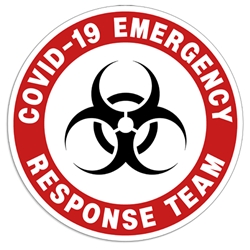 Coronavirus Decal "Covid-19 Emergency Response Team" Sticker corona virus decals, Covid-19 Stickers, Stickers 