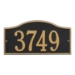 Rolling Hills  Cast Aluminum Address Plaque