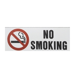No Smoking symbol sign 3x8