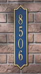 Norfolk Vertical address plaque 3009DG