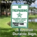 PALM BEACH SHERIFF'S NO TRESPASSING SIGN  - PBSO  STOCK 2022