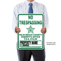 PALM BEACH SHERIFFS NO TRESPASSING SIGN  PALM BEACH SHERIFF NO TRESPASSING SIGN,PALM BEACH SHERIFFS NO TRESPASSING SIGN,Palm Beach County trespass, Buy a sign for the Palm Beach Sheriff trespassing program,Prohibido La Entrada Palm Beach Sheriff Trespass sign,Palm Beach Warning No trespassing sign