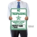 PALM BEACH SHERIFF'S NO TRESPASSING SIGN  - PBSO  STOCK 2022