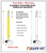 SAFE-HIT  36" Delineator -  Post Only (no base) - SAFEHIT36-WS