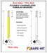 SAFE-HIT  36" Delineator -  Post Only (no base) - SAFEHIT36-WS