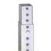 2.5x2.5 square steel traffic post -Meets Broward County, Fl Spec. Stop Sign and Street identification assembly specifications in 10 ft and 12 ft length