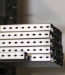 Square galvanized steel traffic posts
