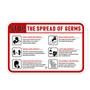 Stop the Spread of Germs Safety sign -FirstSign_COVID19