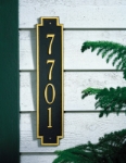 Windsor Vertical address plaque 3005BG