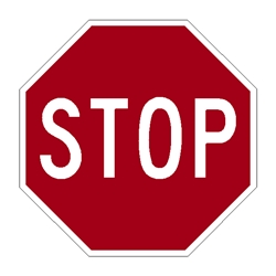 R1-1 Offical Regulatory Stop Signs 3M reflective