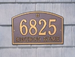 Cape Charles Address Plaque 15" x 9.5"