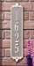 Vertical address Plaque 3001 BW Lyon
