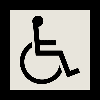 Handicap Symbol 48" Stencil RENTAL