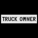 Truck Owner 4" Stencil